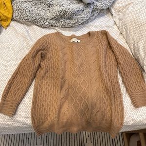 Loft cable knit sweater